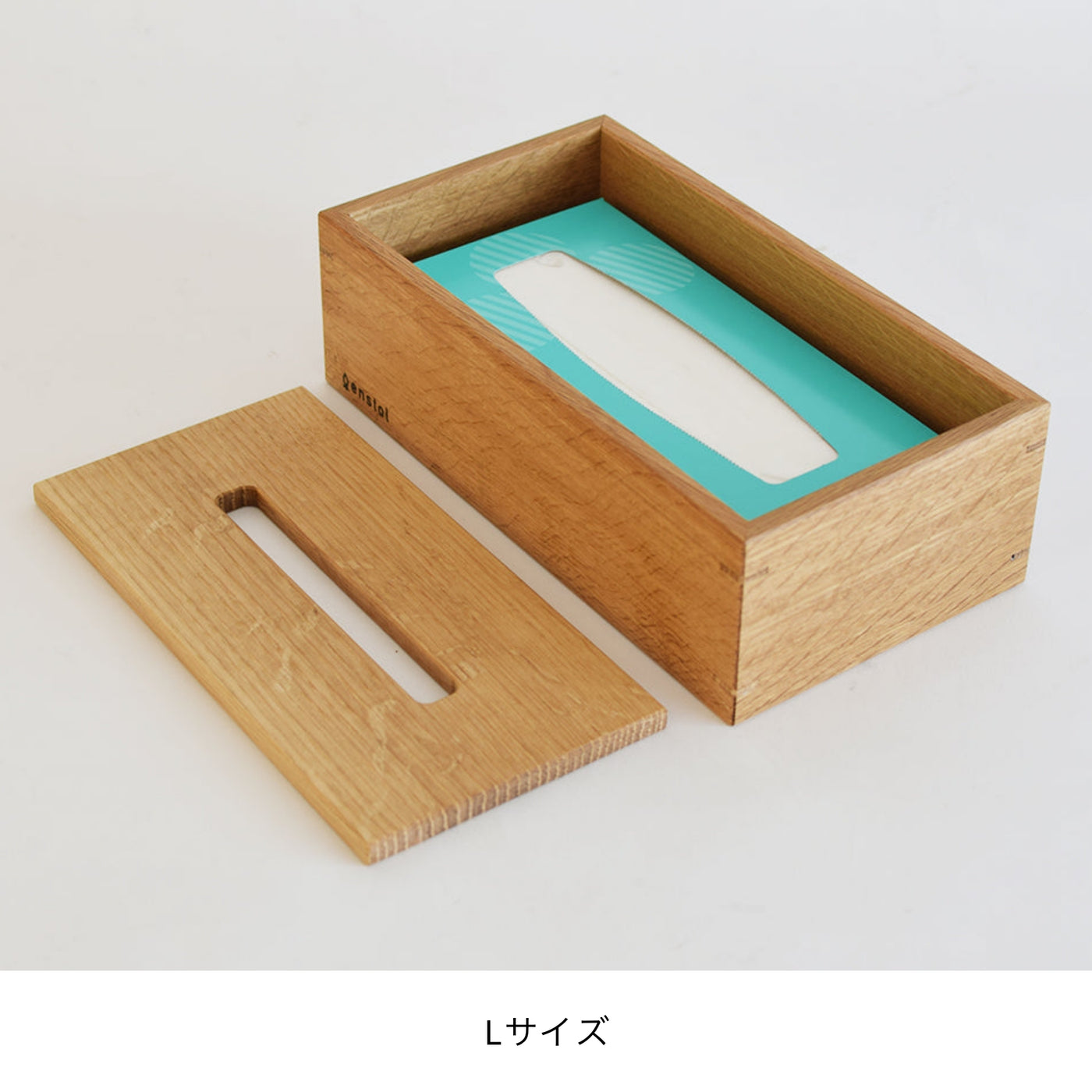 Tissue case/oak