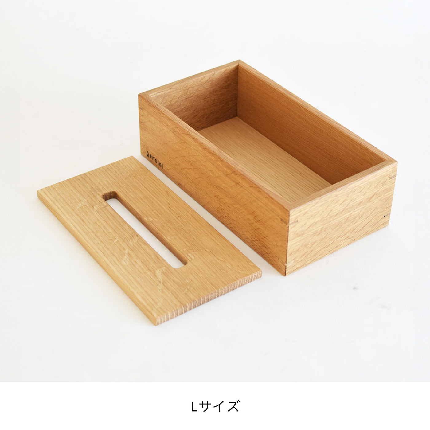 Tissue case/oak