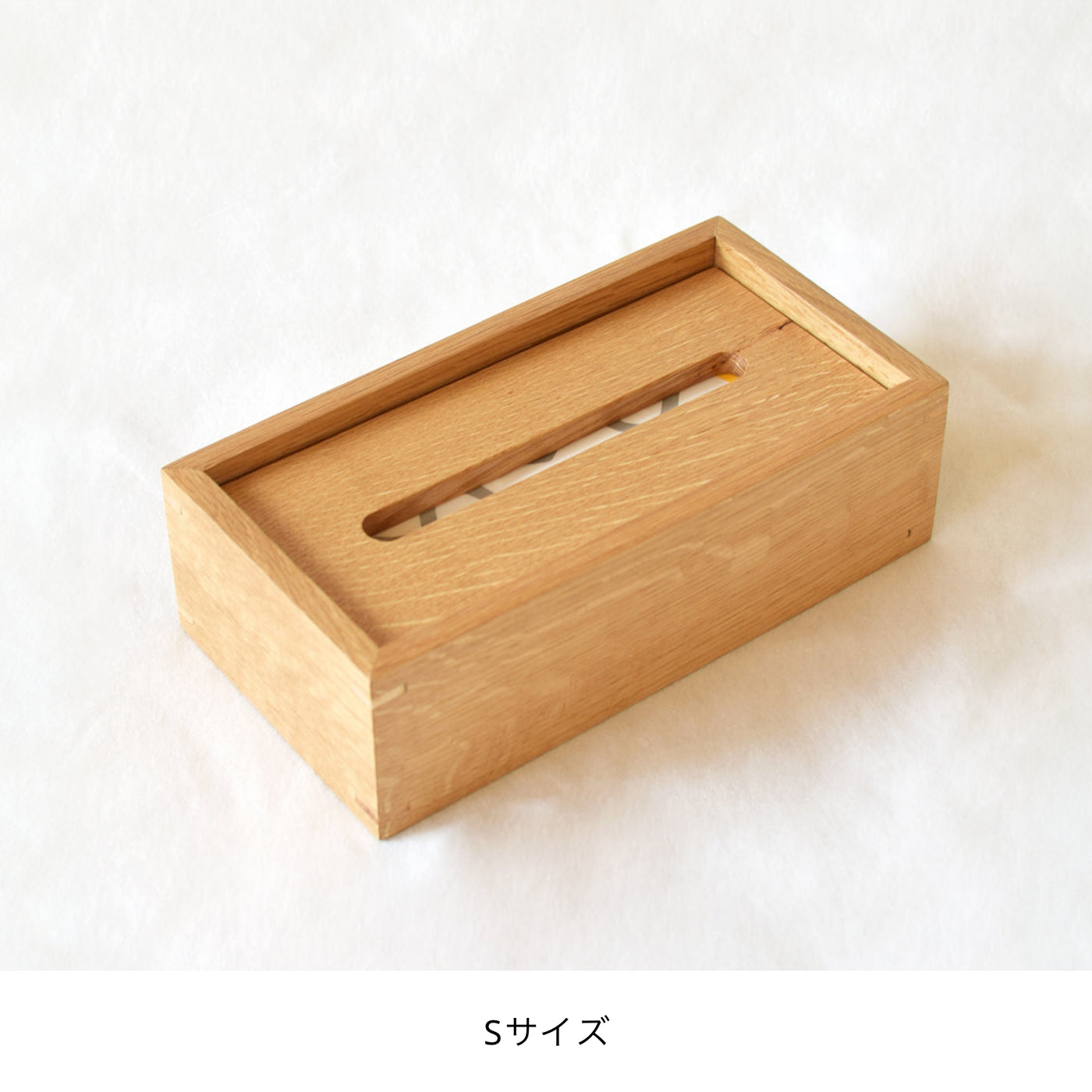 Tissue case/oak