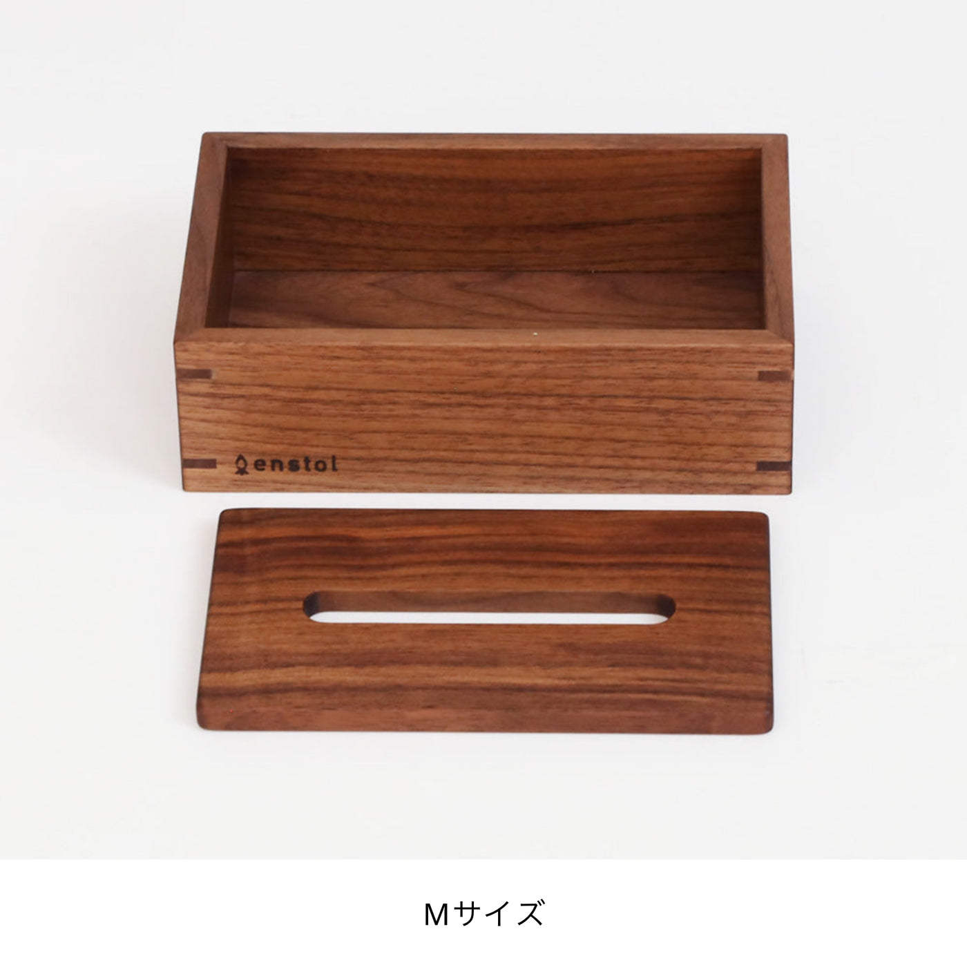 Tissue case/walnut