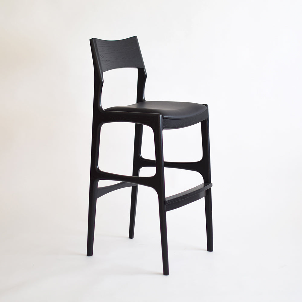 yu-counter chair/oak black
