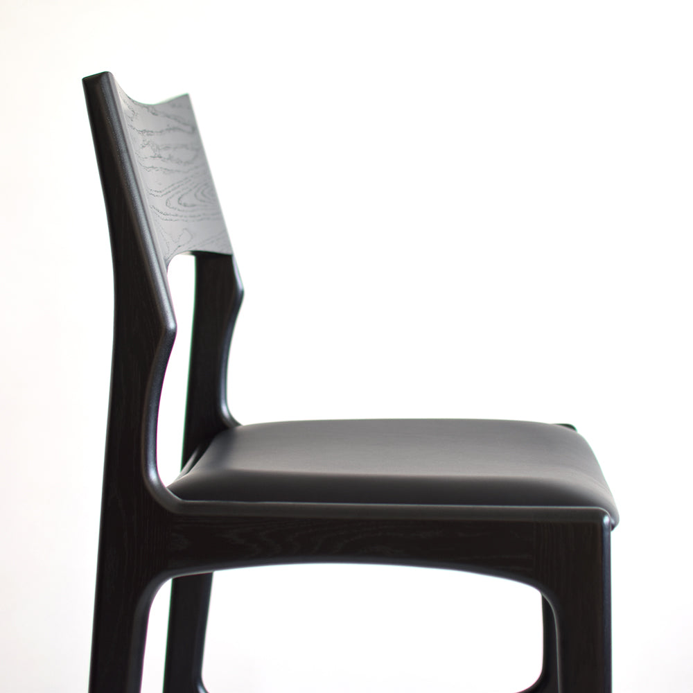 yu-counter chair/oak black