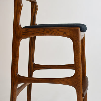 yu-counter chair/oak brown